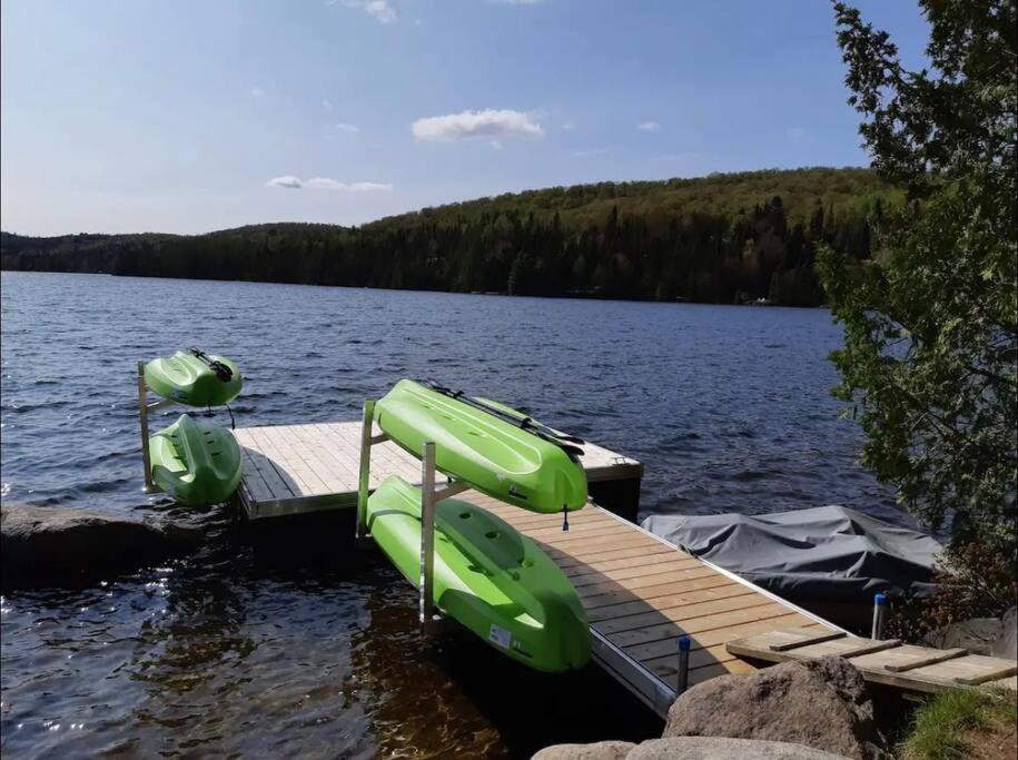 Le Chateau Bord De Lac Et Plage Et Bbq Villa Sainte-Lucie-de-Doncaster Eksteriør bilde